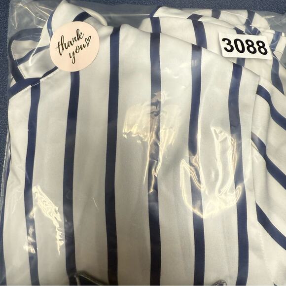 Kate Spade Cat Striped Short Pajama Set - Picture 7 of 8